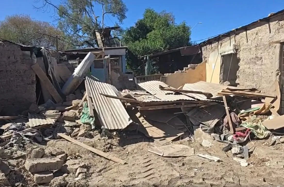 Casa demolida Chacabuco