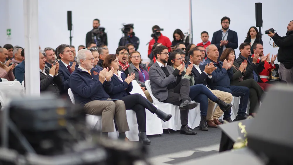 Máximo Pacheco y Marcela Hernando, ministra de Minería