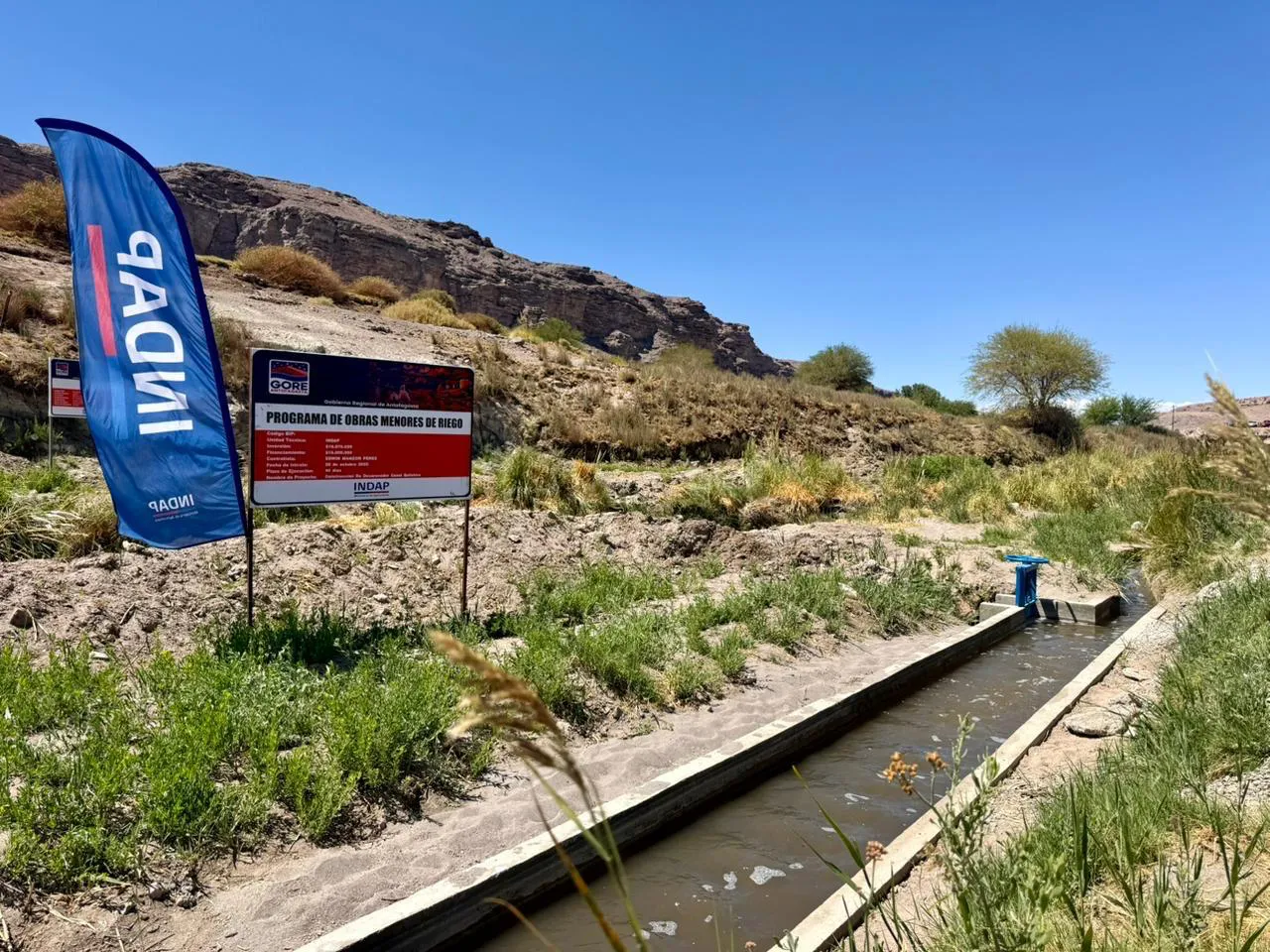 Canal de riego Lasana