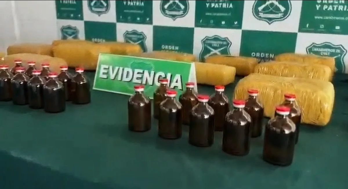 Evidencia marihuana y ketamina