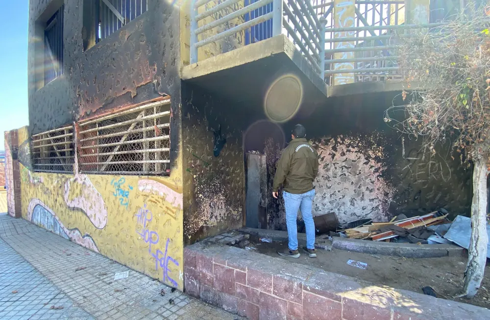 Incendio en Reg Civil Antofagasta