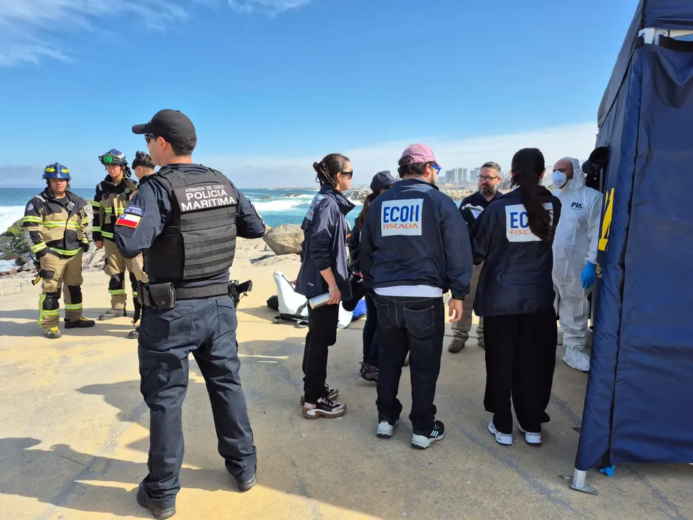Nuevo hallazgo de restos humanos en playa Trocadero