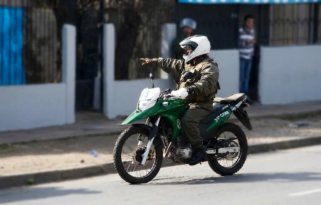 Control en Moto Carabineros