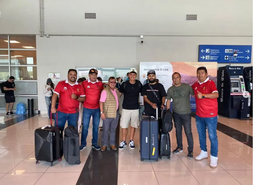 Arribo_jugadores_Cobreloa