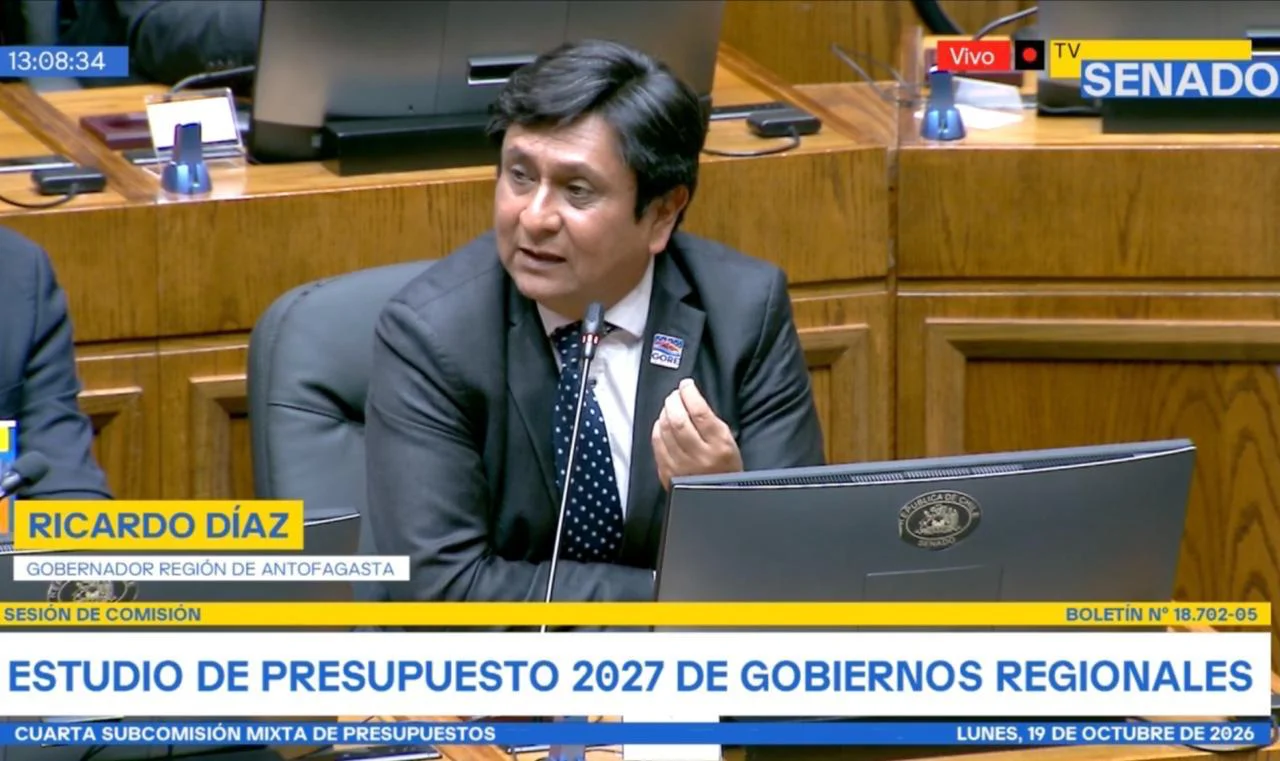 Gobernador Ricardo Díaz en el Congreso